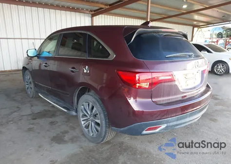 2014 Acura Mdx Technology Package from USA, damaged, VIN 5FRYD3H44EB004463